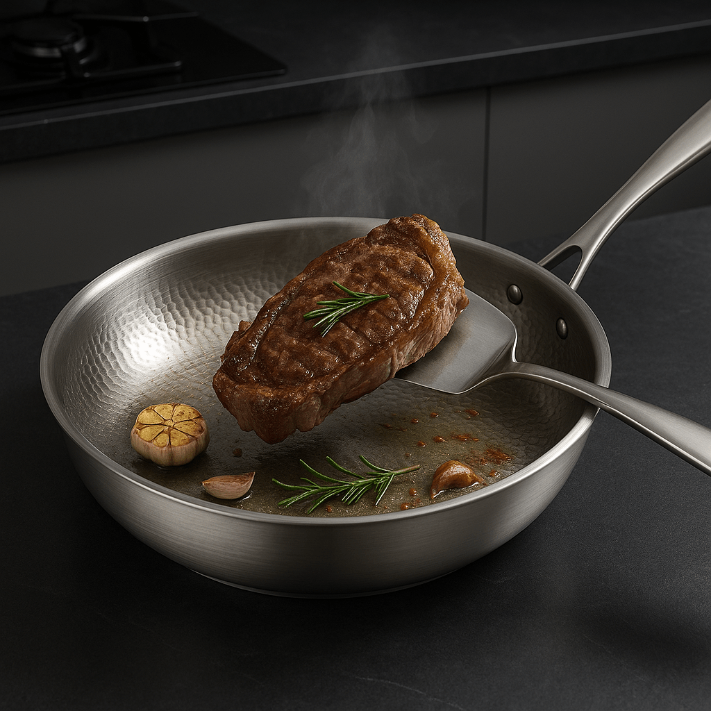 Tri-Ply Stainless Steel Casserole Pan – view 4