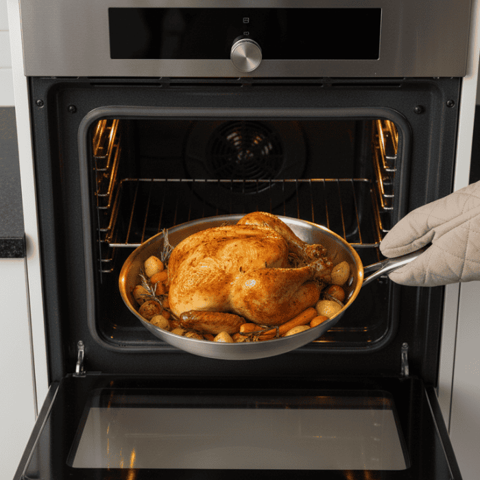 Tri-Ply Stainless Steel Casserole Pan – view 6