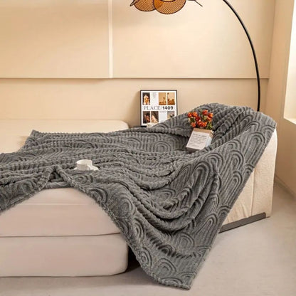 Arch Pattern Fleece Throw – view 9