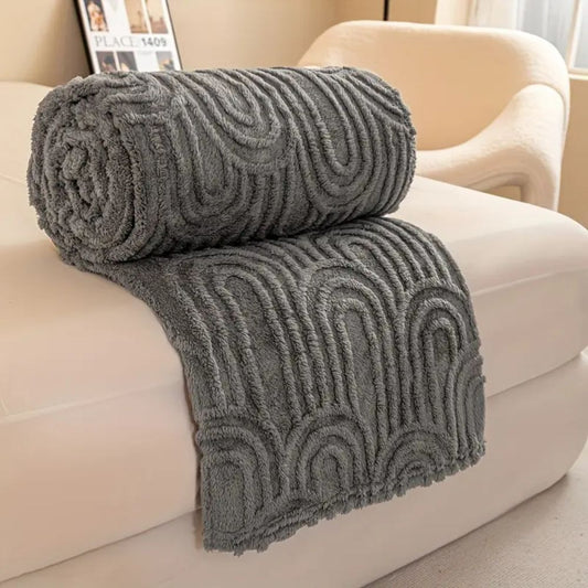 Arch Pattern Fleece Throw – view 2