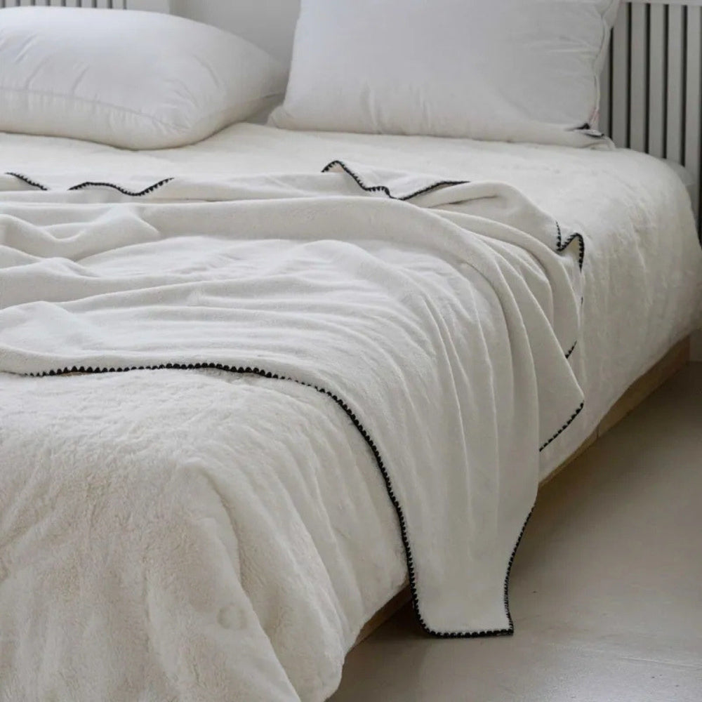 Bouclé-Texture Winter Throw – view 2