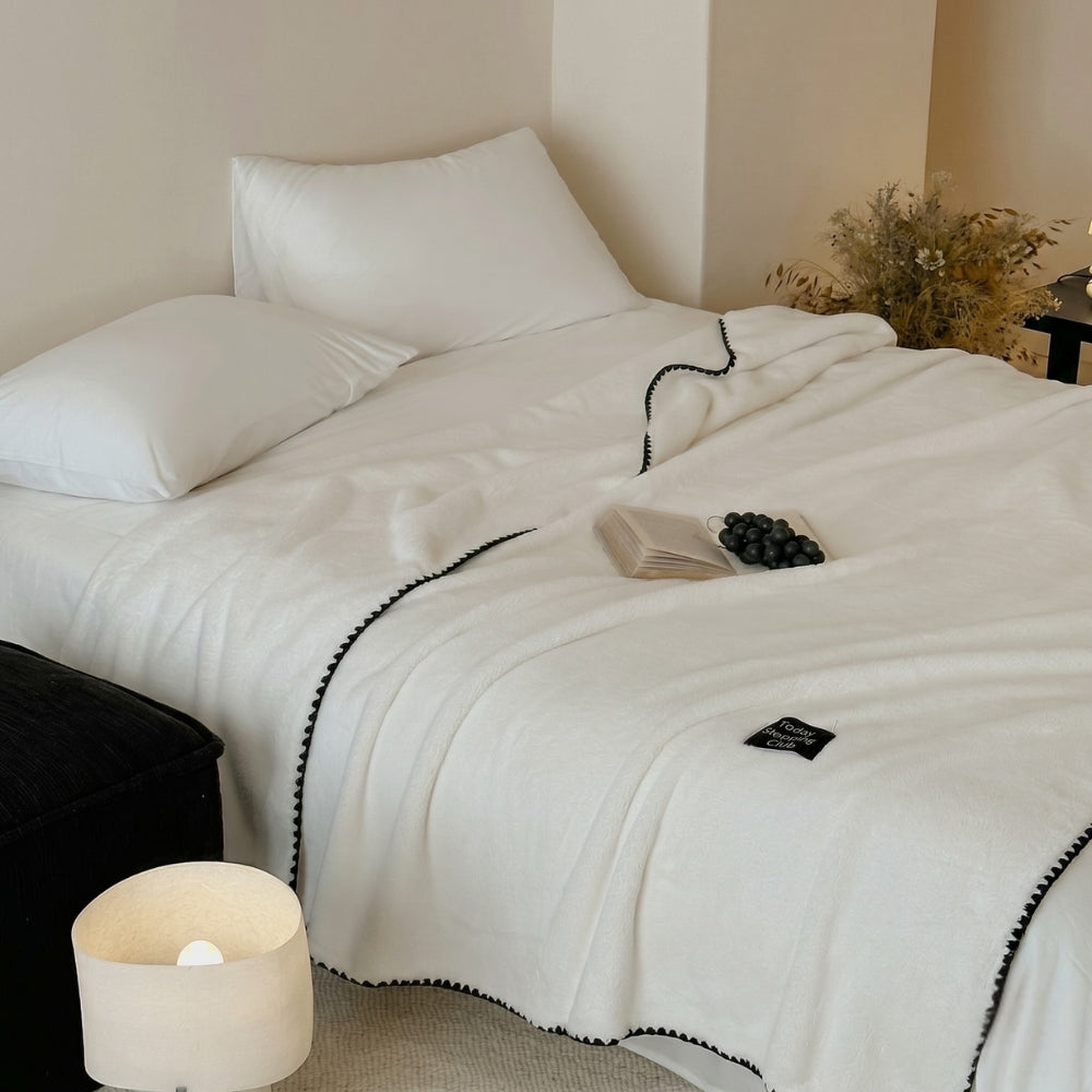 Bouclé-Texture Winter Throw – view 4