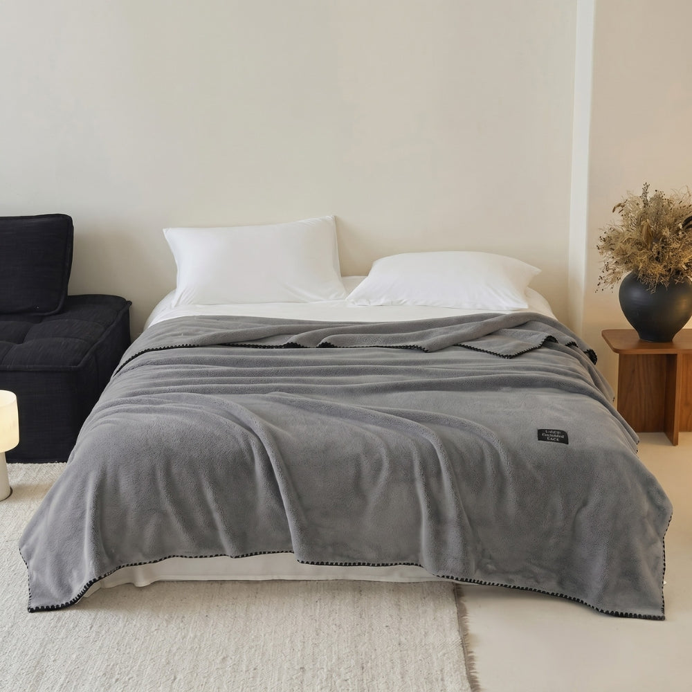 Bouclé-Texture Winter Throw – view 6
