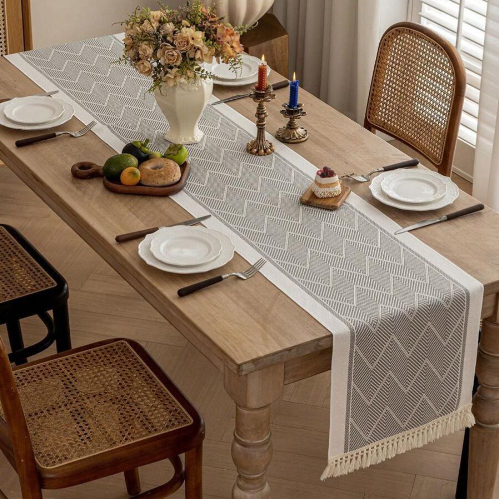 Zigzag Woven Table Runner – view 9