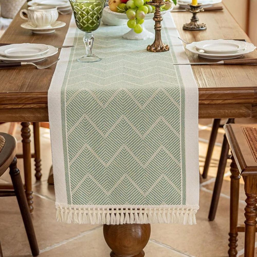 Zigzag Woven Table Runner – view 7