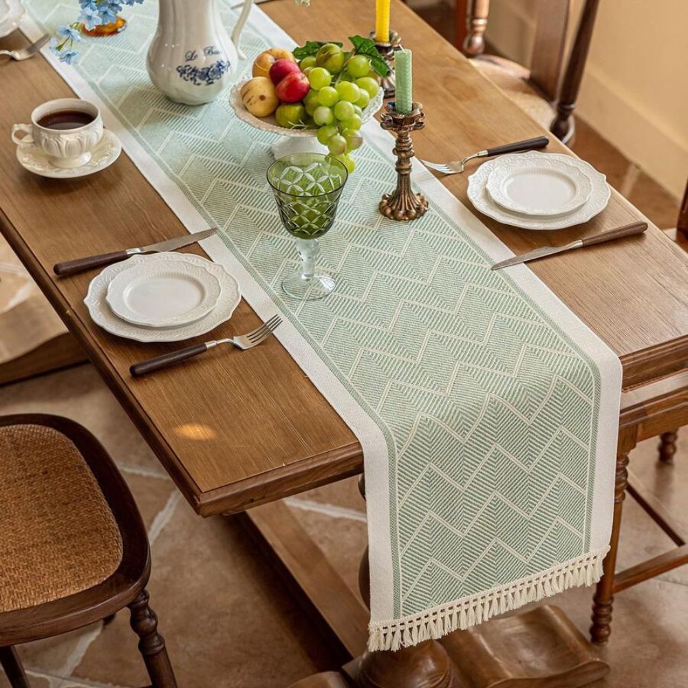 Zigzag Woven Table Runner – view 8