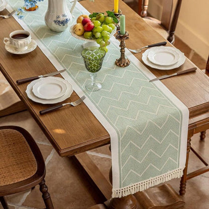 Zigzag Woven Table Runner – view 8