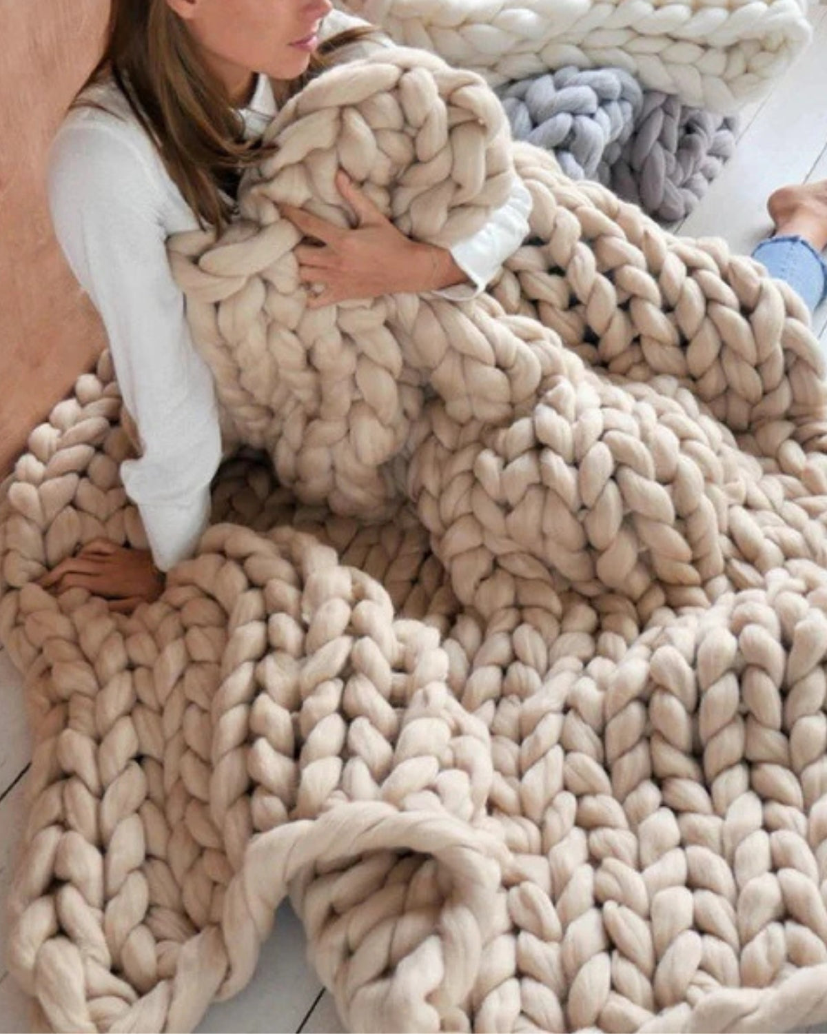 Chunky Chenille Throw – view 2