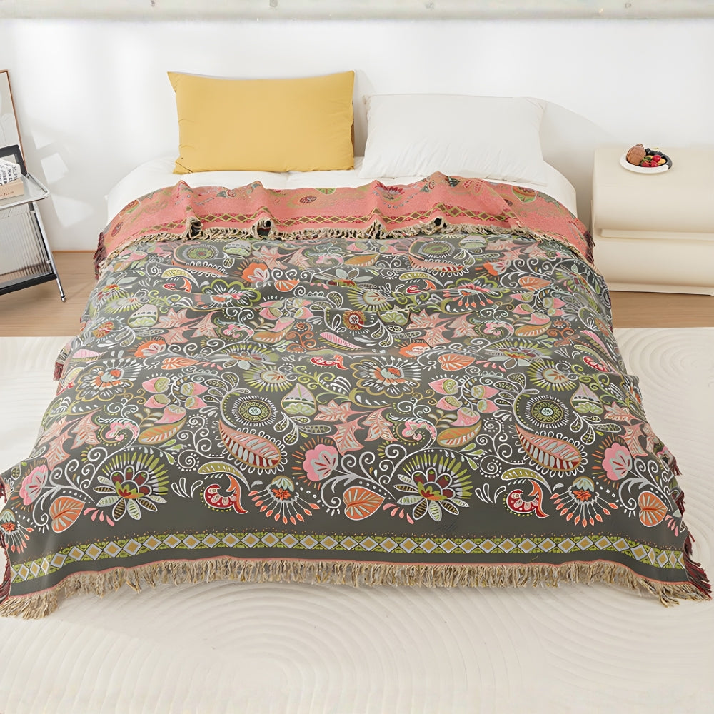 Reversible Autumn Leaf Throw – view 2