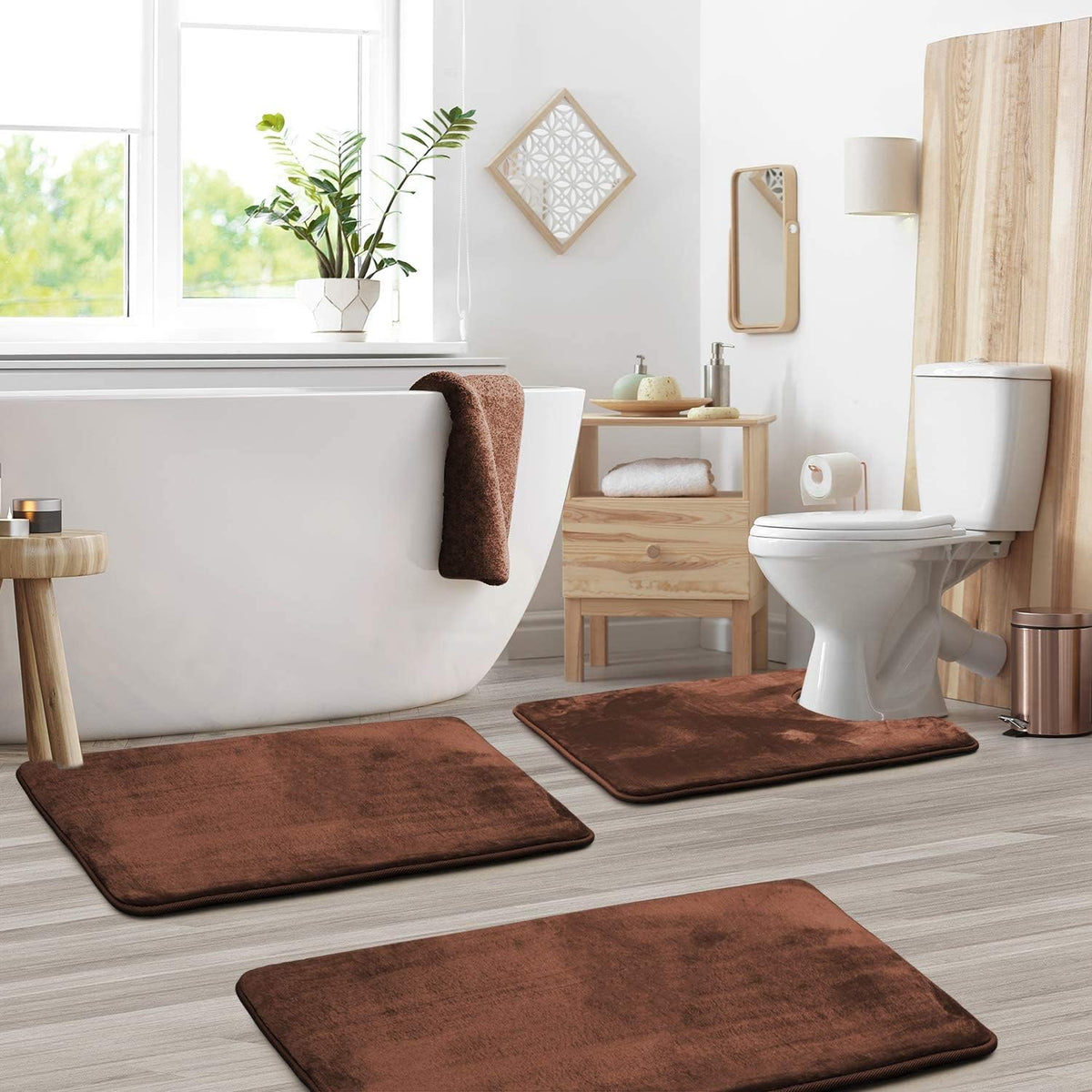 Memory Foam Bath Mat Set – 3-Piece – view 3
