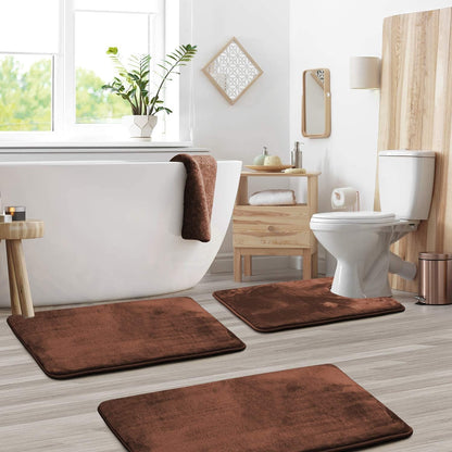 Memory Foam Bath Mat Set – 3-Piece – view 3