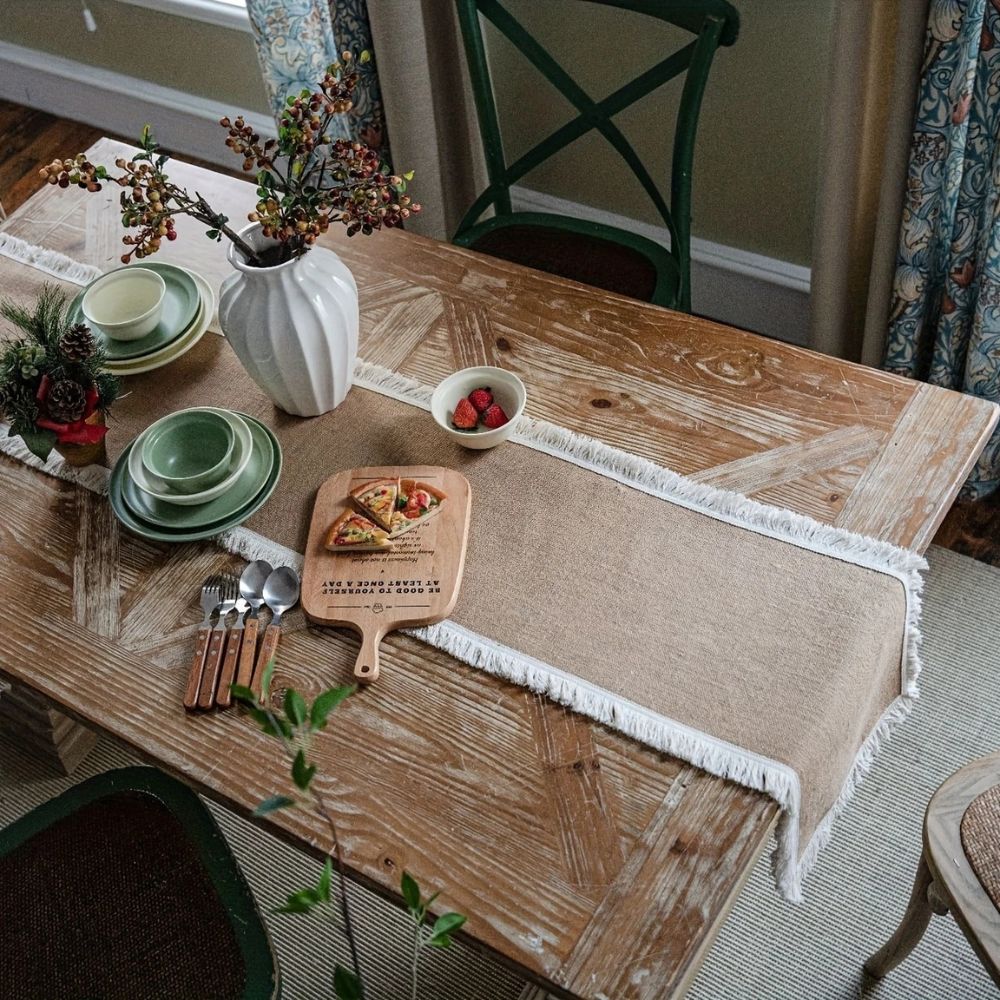 Natural Jute Table Runner – view 7
