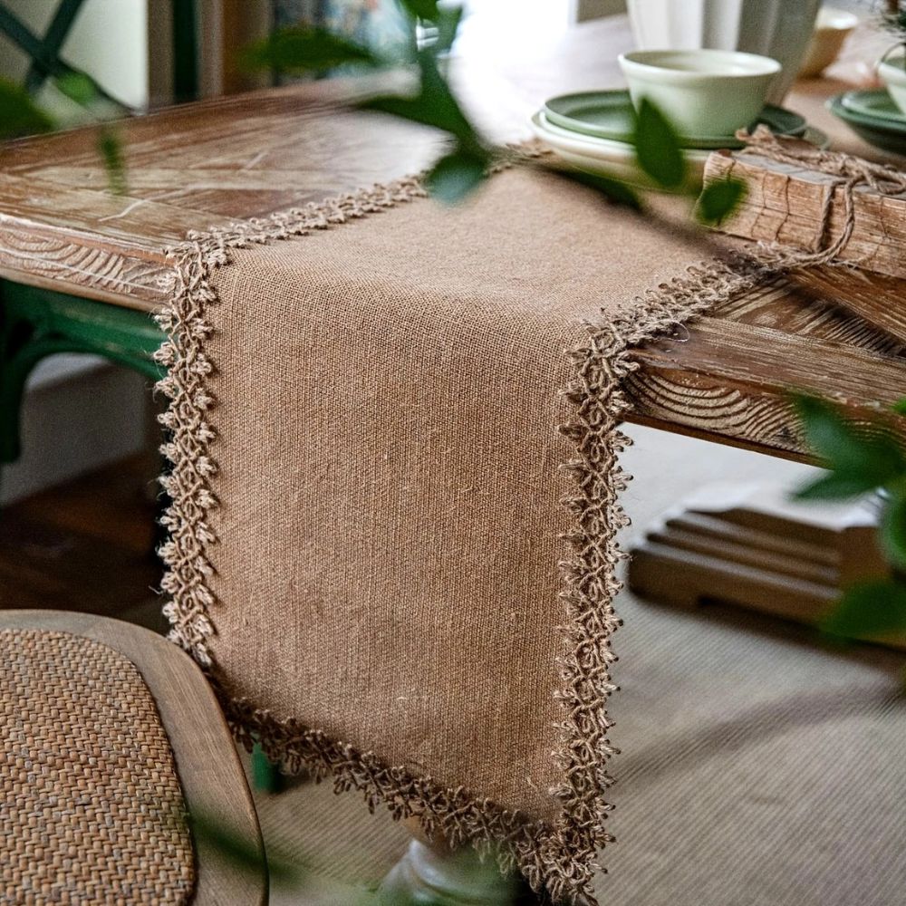 Natural Jute Table Runner – view 10