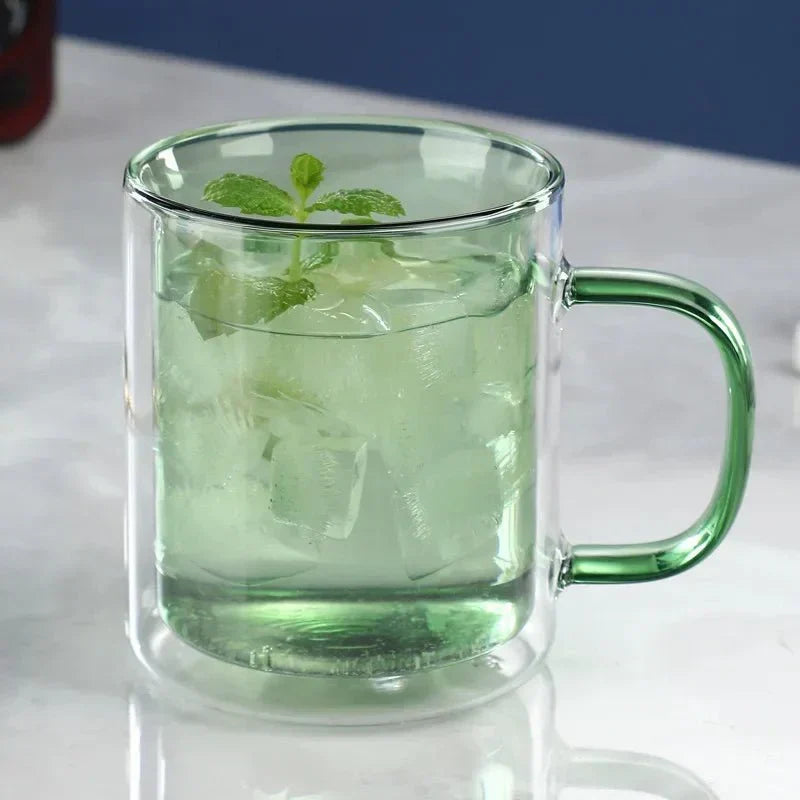 Double-Wall Glass Coffee Cup – view 3