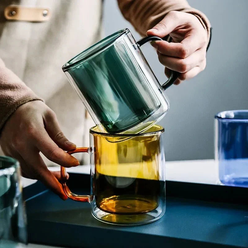 Double-Wall Glass Coffee Cup – view 11
