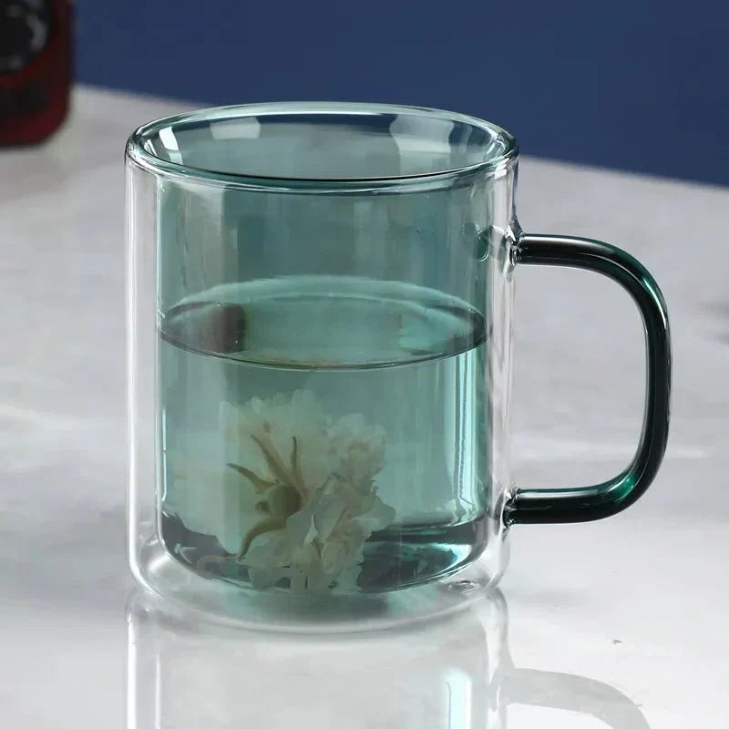 Double-Wall Glass Coffee Cup – view 5