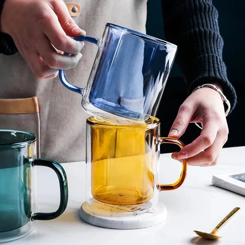 Double-Wall Glass Coffee Cup – view 9