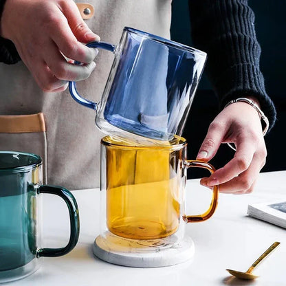 Double-Wall Glass Coffee Cup – view 9