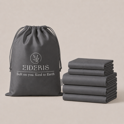 EiderWeave™ Bamboo Complete Bed Set Eideris  Graphite