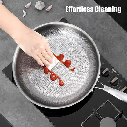 Hammered Titanium-Coated Frying Pan with Lid – view 11