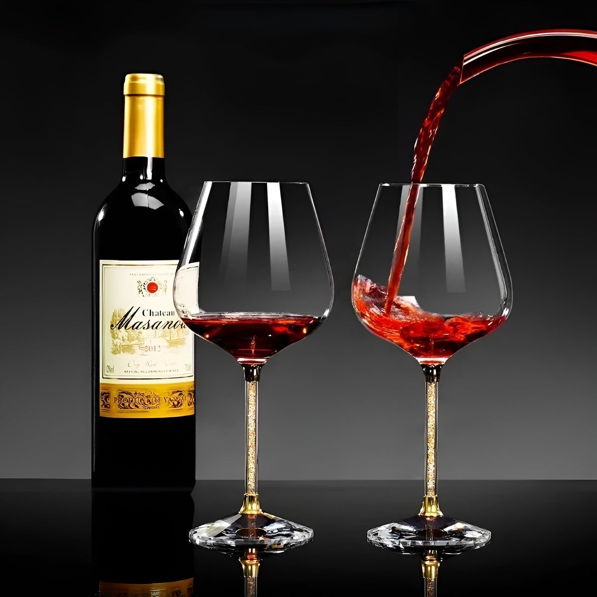 Crystal Wine Glass Set – 2-Piece – view 5
