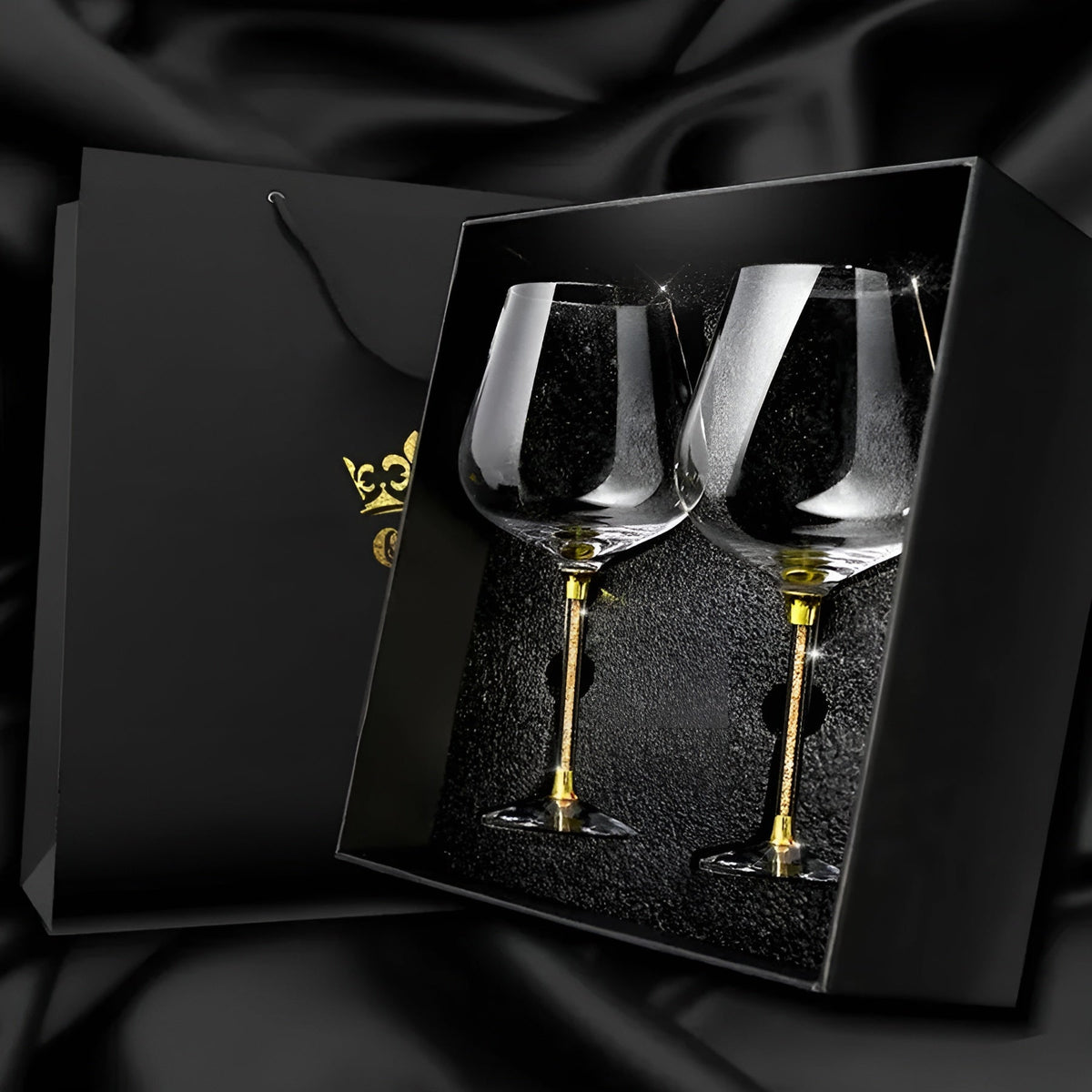Crystal Wine Glass Set – 2-Piece – view 4