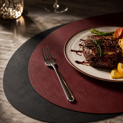 Reversible Faux-Leather Placemat Set – view 6