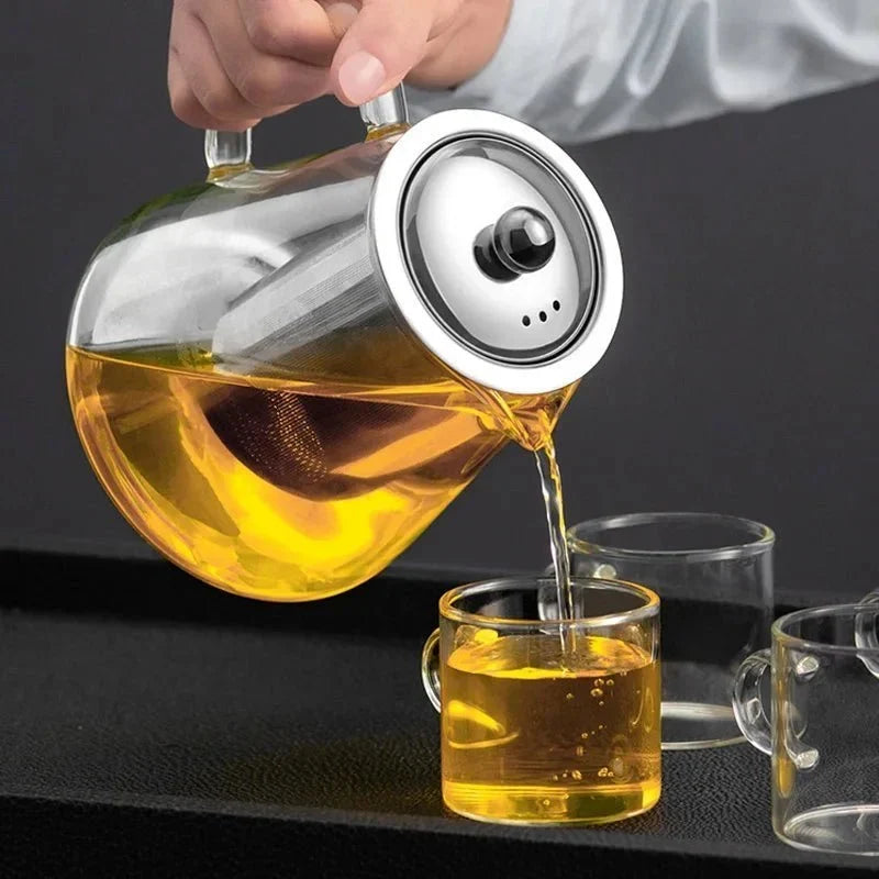 Borosilicate Glass Teapot with Infuser – view 4
