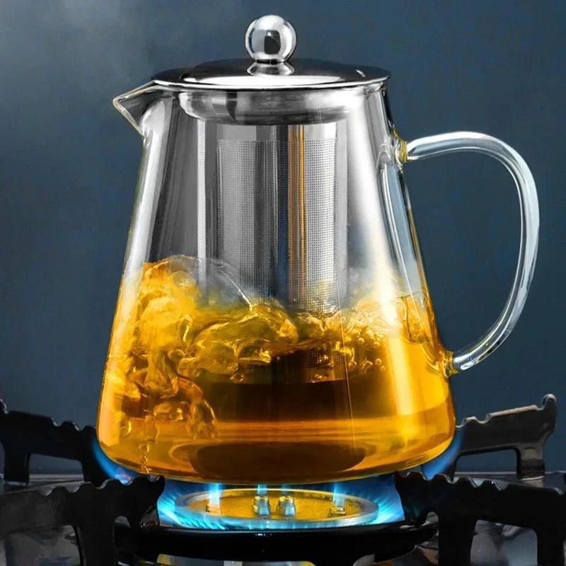 Borosilicate Glass Teapot with Infuser – view 3