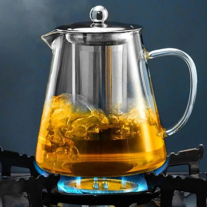 Borosilicate Glass Teapot with Infuser – view 3