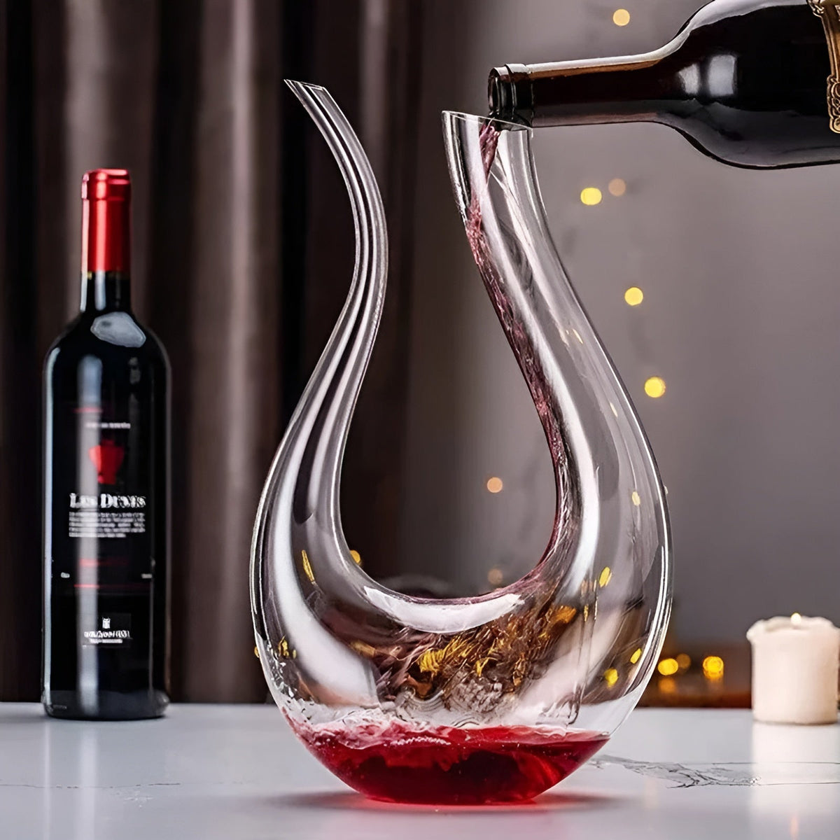 Crystal Wine Decanter with Aerator – view 7