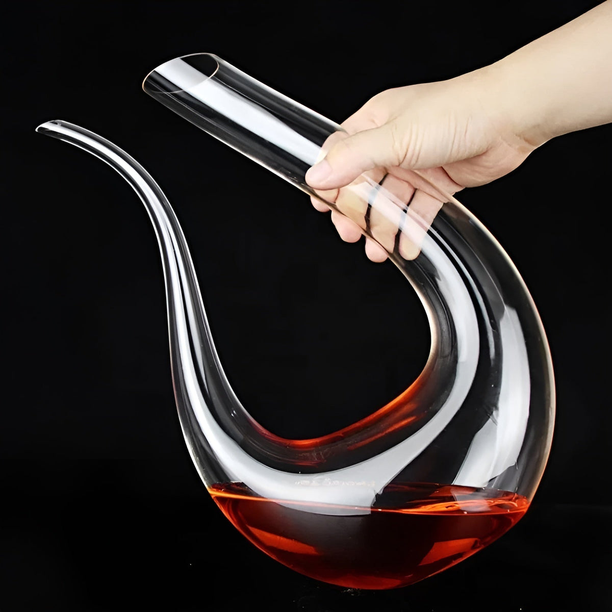 Crystal Wine Decanter with Aerator – view 2