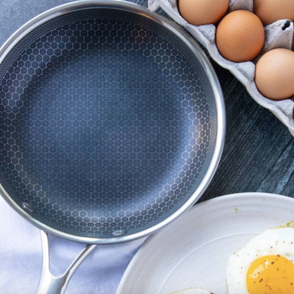 Honeycomb Stainless Steel Frying Pan – 30 cm – view 7