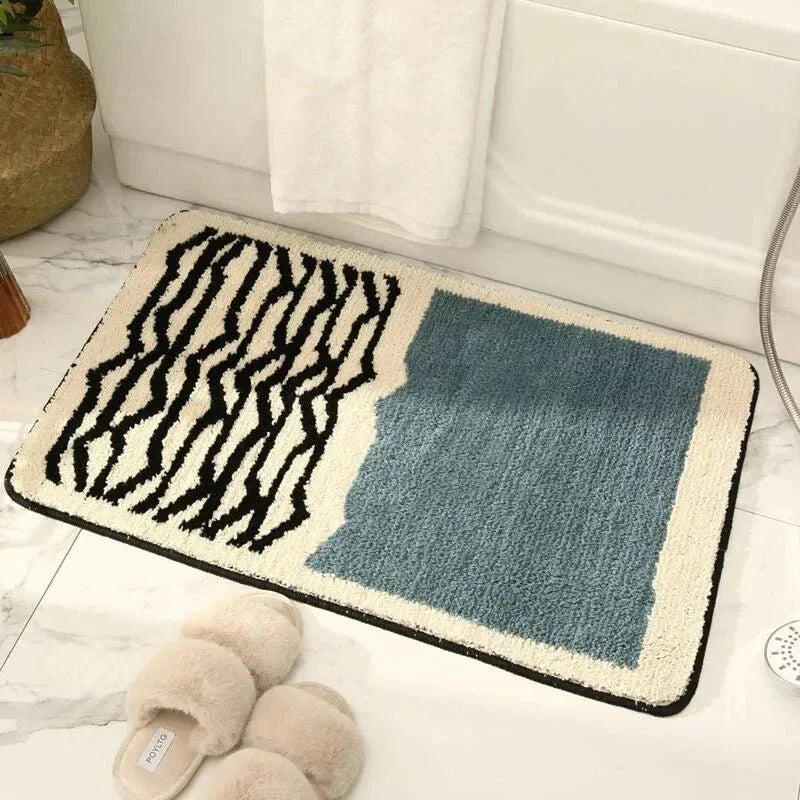 Abstract Pattern Bath Mat – view 3