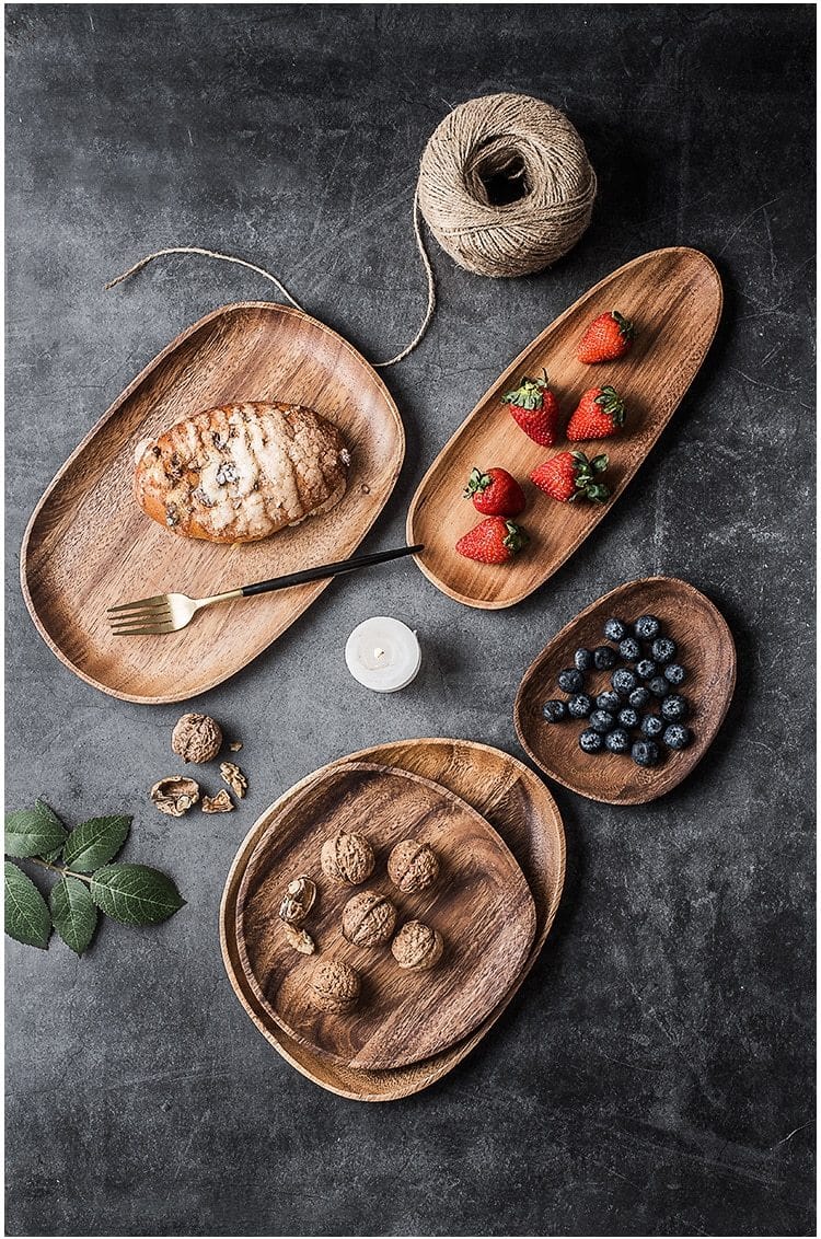 Natural Acacia Serving Board – view 10