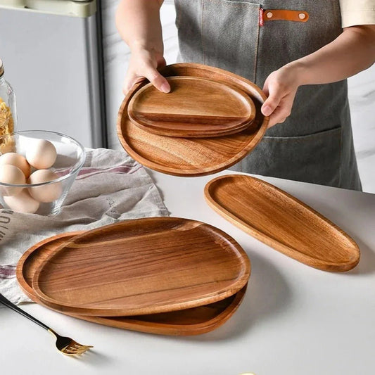 Natural Acacia Serving Board – view 2