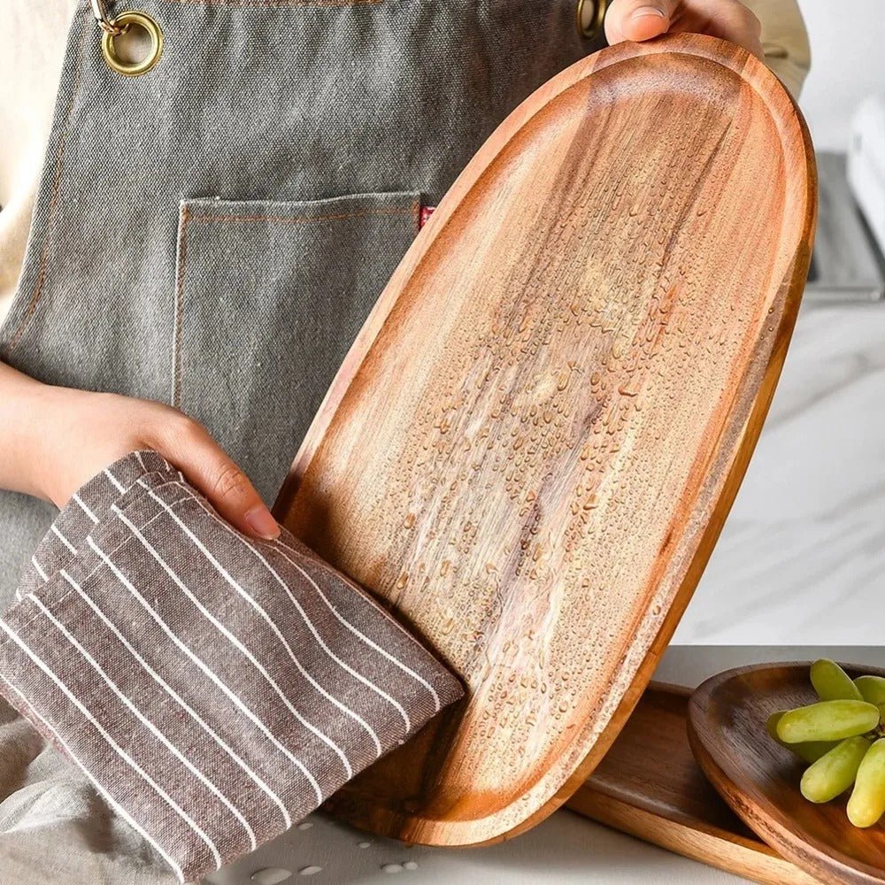 Natural Acacia Serving Board – view 4