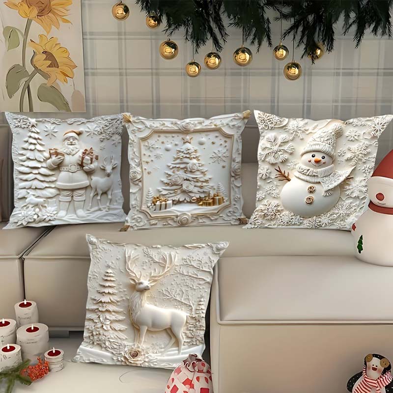 Festive Cushion Cover Set – 4-Piece – view 9