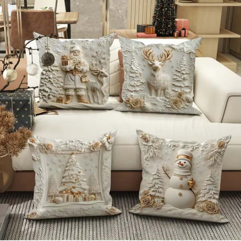 Festive Cushion Cover Set – 4-Piece – view 5