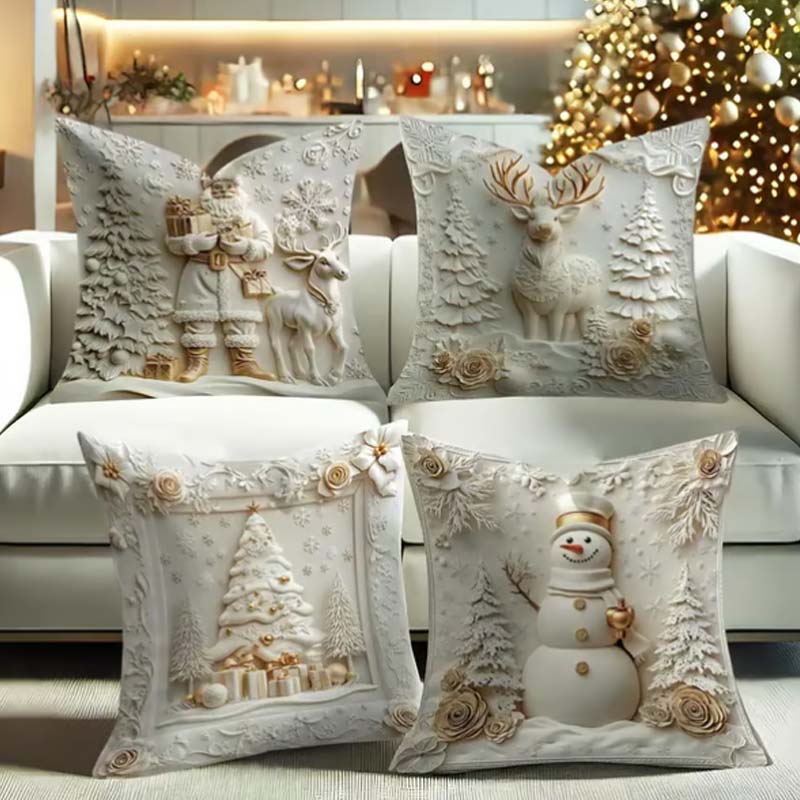 Festive Cushion Cover Set – 4-Piece – view 4