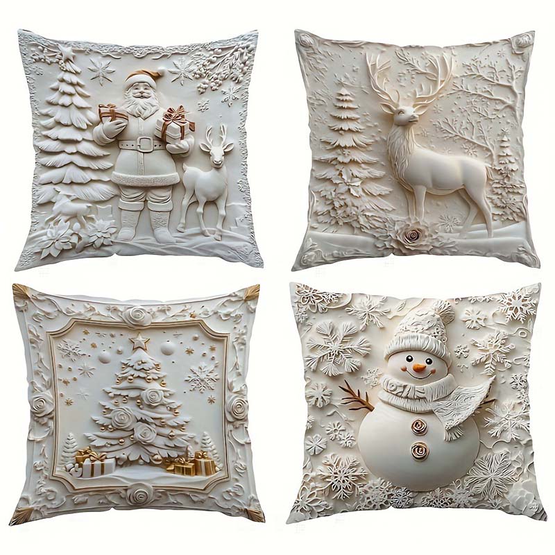 Festive Cushion Cover Set – 4-Piece – view 7