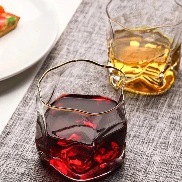 Textured Whisky Glass Set – 2-Piece – view 5