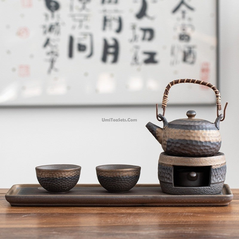 Wabi Sabi Tea Set with Warmer