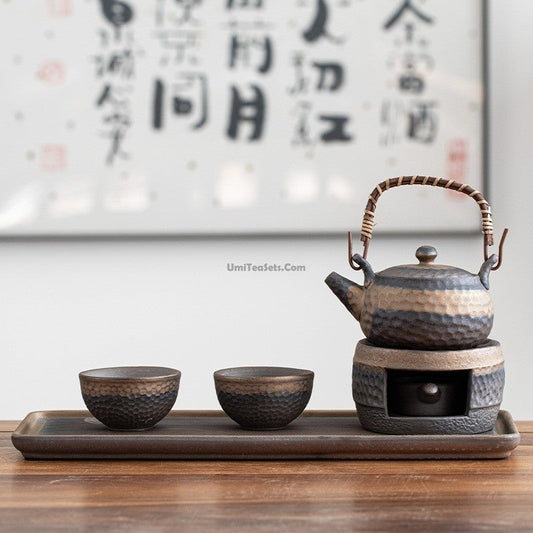 Wabi Sabi Tea Set with Warmer