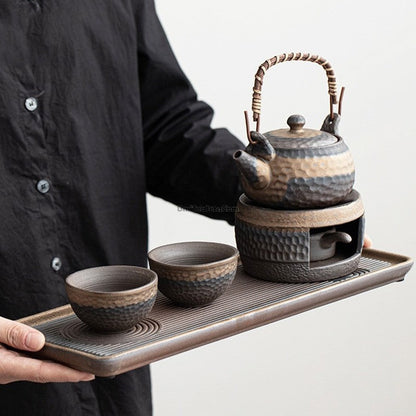 Wabi Sabi Tea Set with Warmer – view 2
