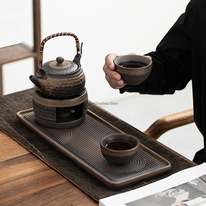 Wabi Sabi Tea Set with Warmer – view 3