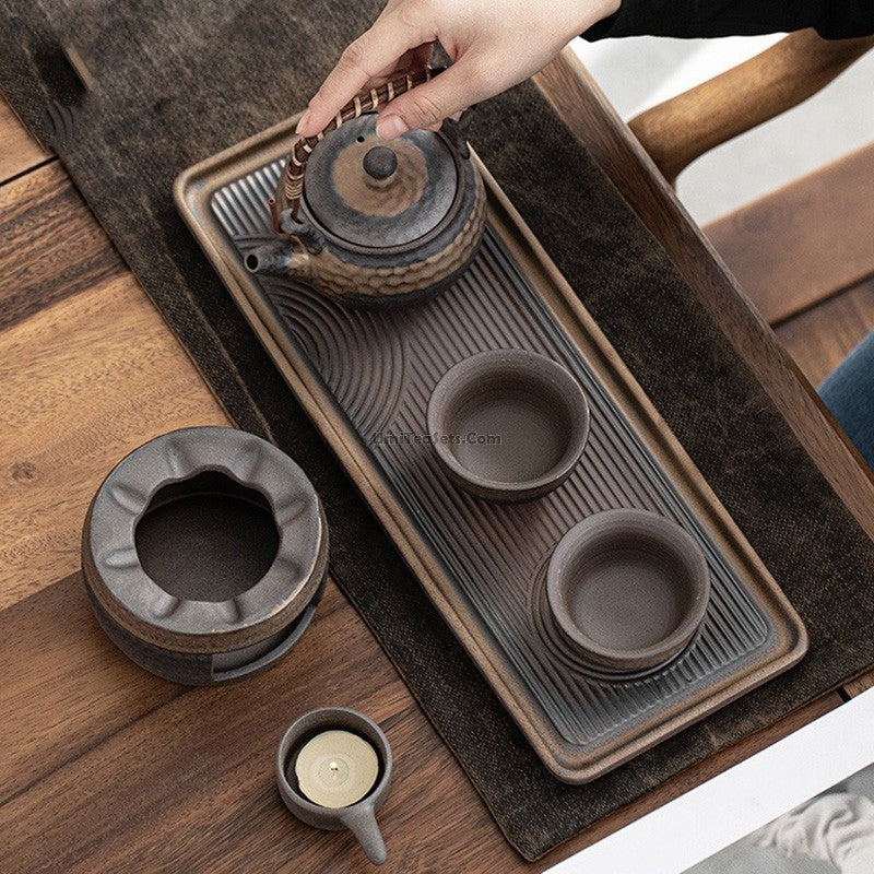 Wabi Sabi Tea Set with Warmer – view 5
